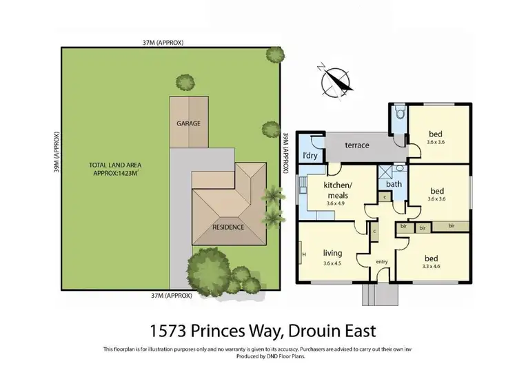 Floorplan of Homely house listing, 1573 Princes Way, Drouin East VIC 3818
