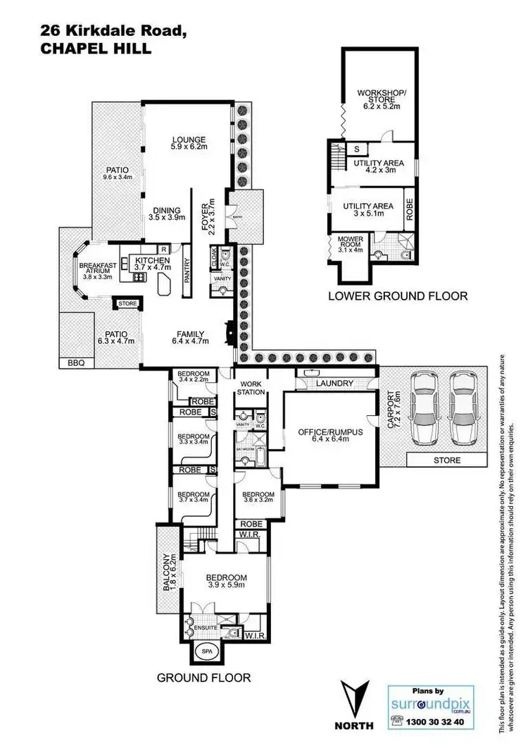 Floorplan of Homely house listing, 26 Kirkdale Road, Chapel Hill QLD 4069