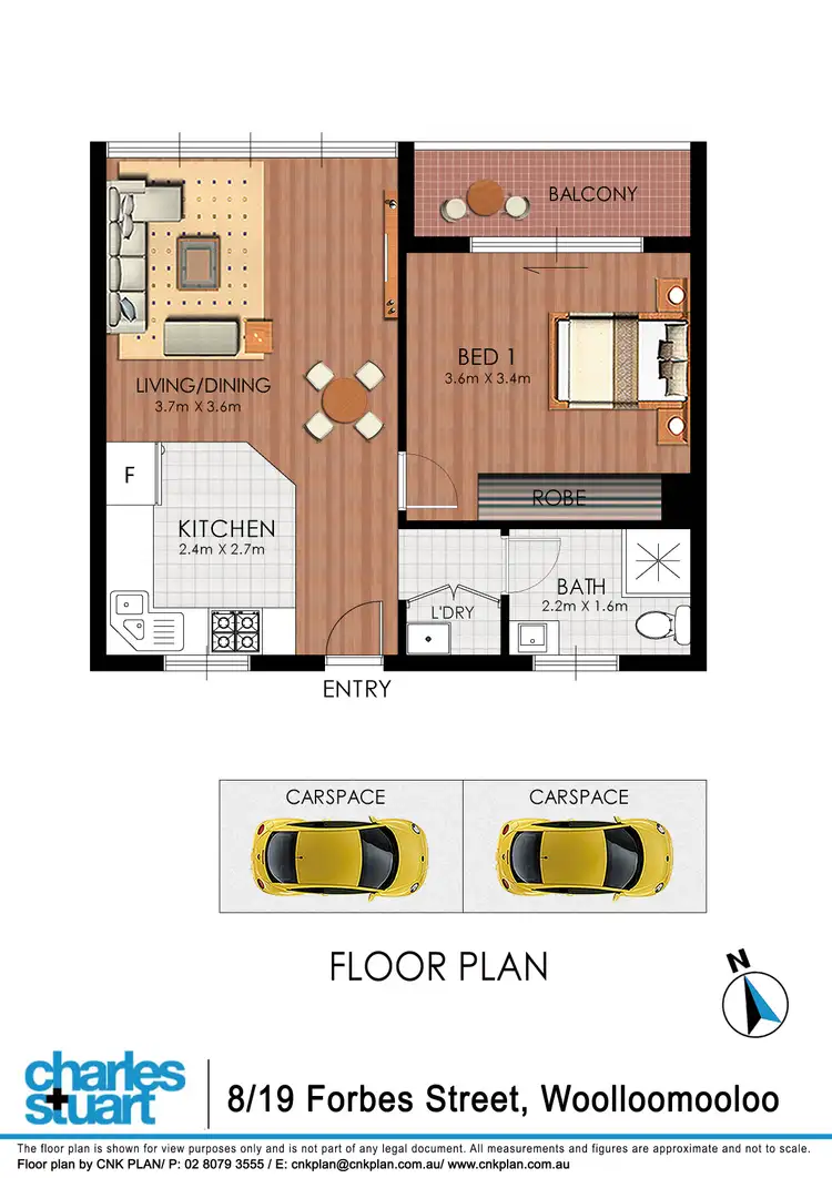 Floorplan of Homely unit listing, 8/19-23 Forbes Street, Woolloomooloo NSW 2011