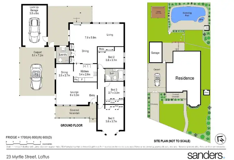 Floorplan of Homely house listing, 23 Myrtle Street, Loftus NSW 2232