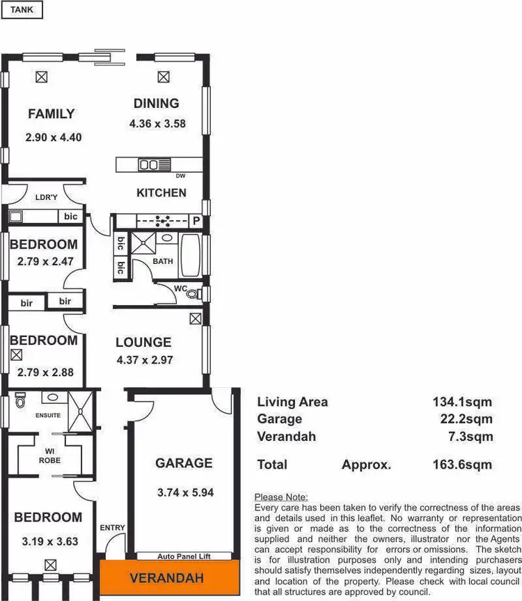 Floorplan of Homely house listing, 5 Enid Court, Fulham Gardens SA 5024