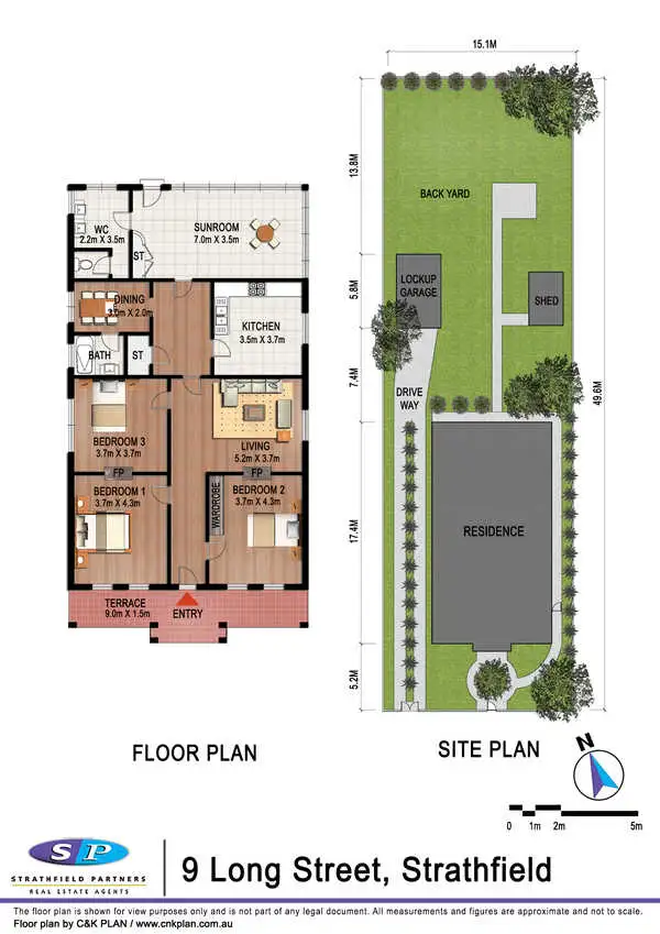 Floorplan of Homely house listing, 9 Long Street, Strathfield NSW 2135