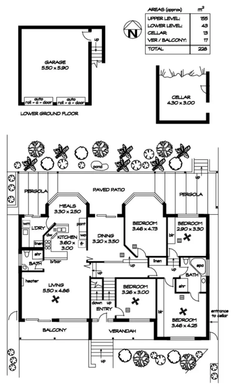 Floorplan of Homely house listing, 46 Bradey Road, Windsor Gardens SA 5087