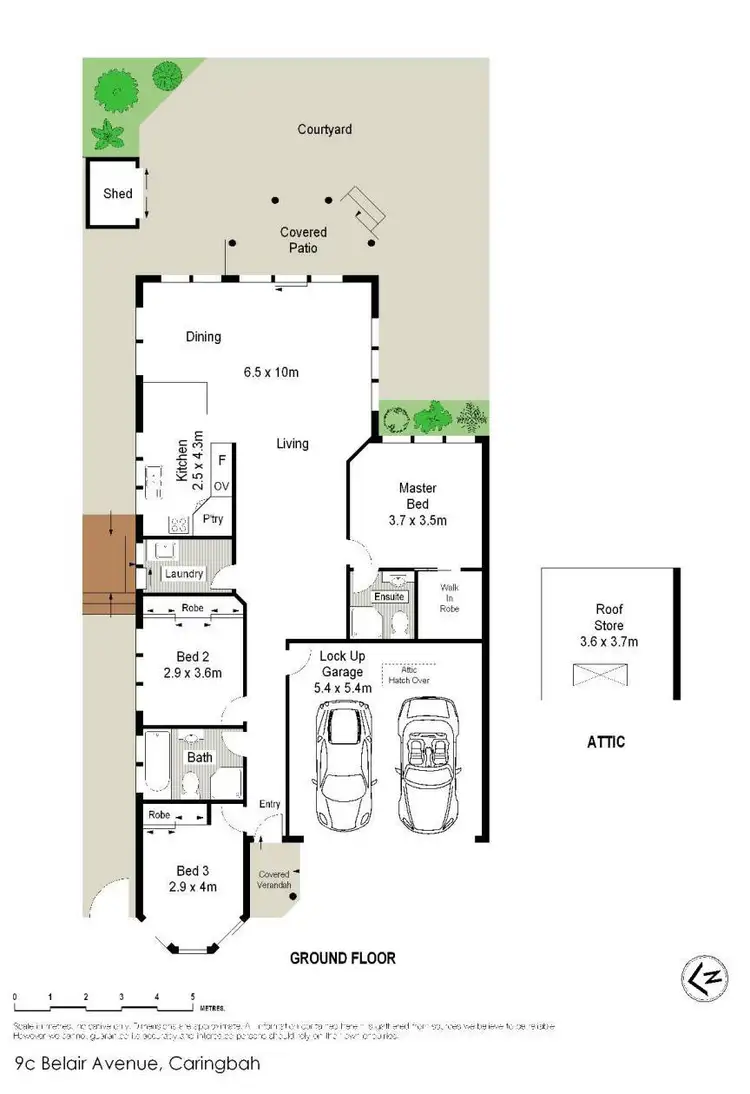 Floorplan of Homely villa listing, 9C Belair Avenue, Caringbah South NSW 2229