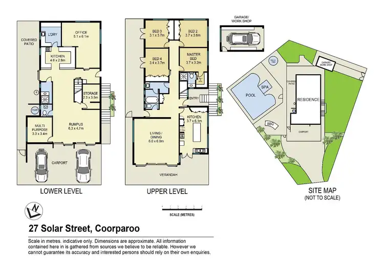 Floorplan of Homely house listing, 27 Solar Street, Coorparoo QLD 4151
