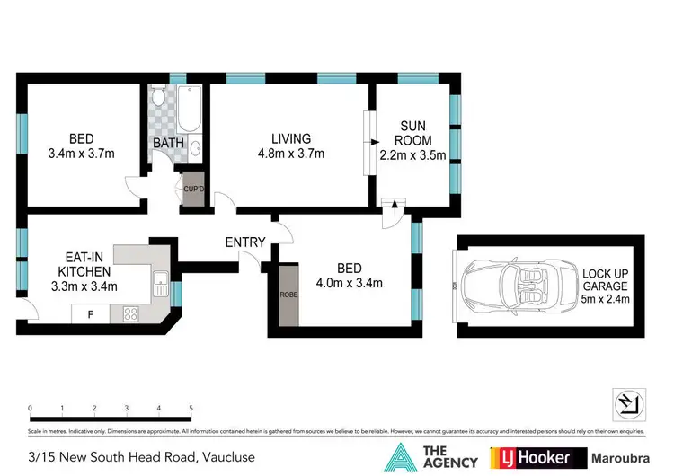 Floorplan of Homely apartment listing, 3/15 New South Head Road, Vaucluse NSW 2030