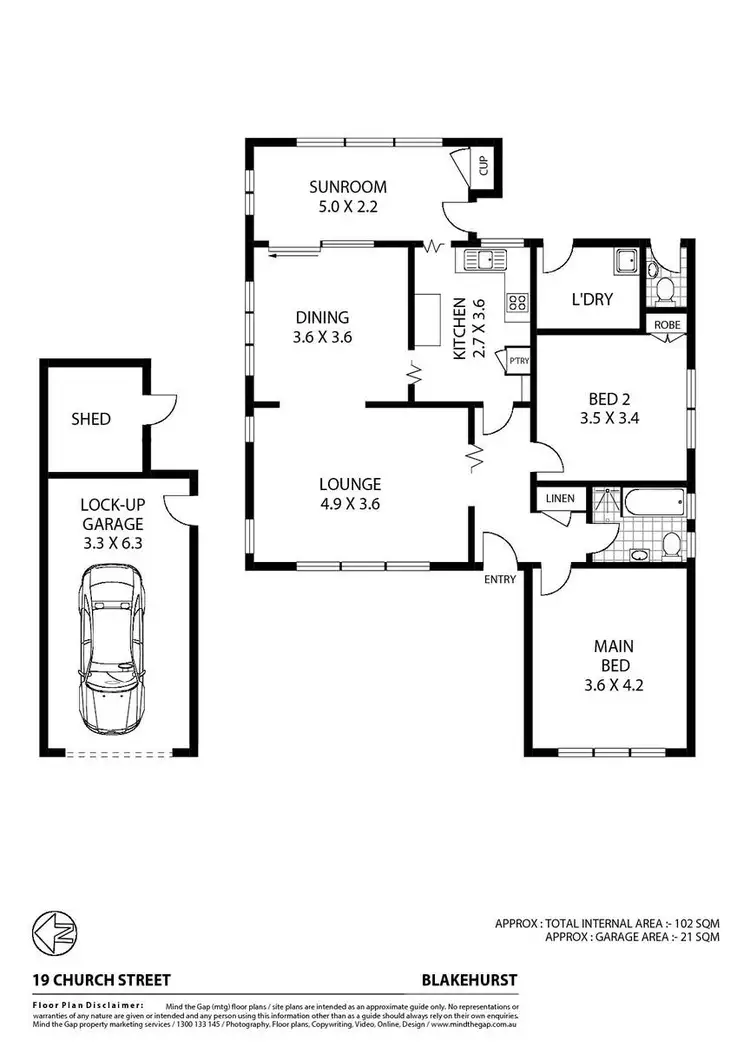Floorplan of Homely house listing, 19 Church Street, Blakehurst NSW 2221