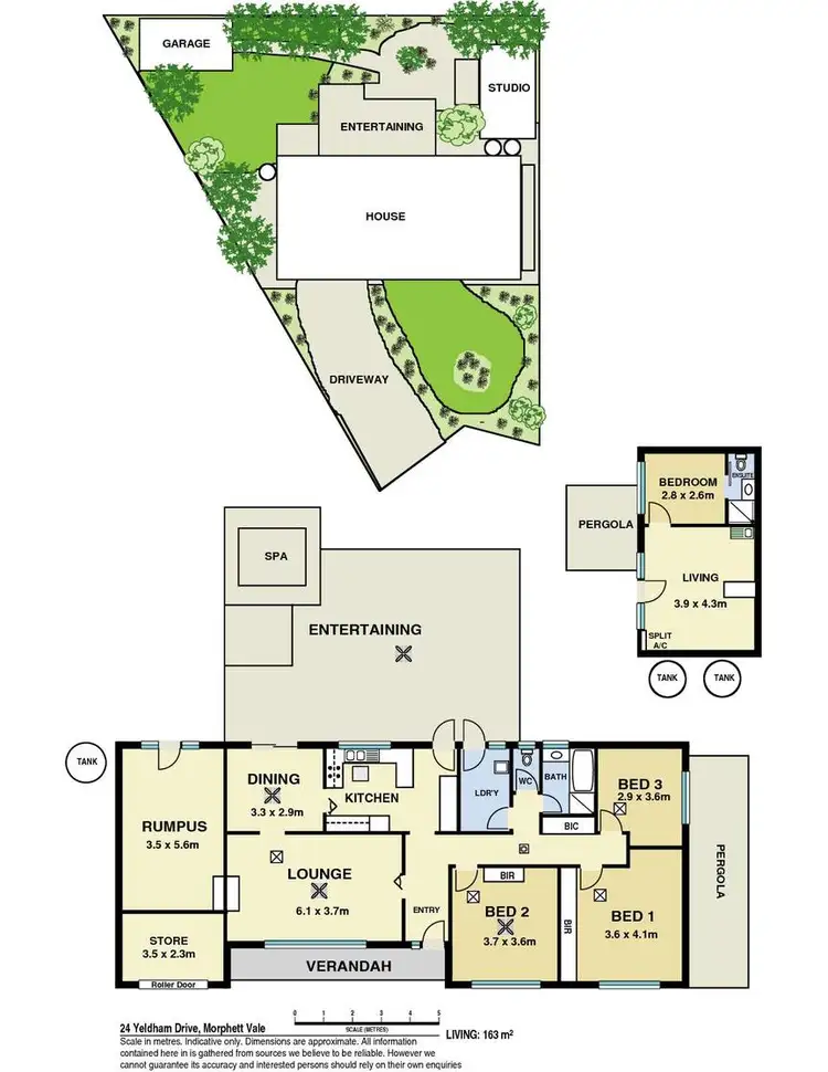 Floorplan of Homely house listing, 24 Yeldham Drive, Morphett Vale SA 5162
