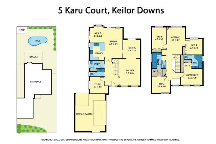 Floorplan of Homely house listing, 5 Karu Court, Keilor Downs VIC 3038