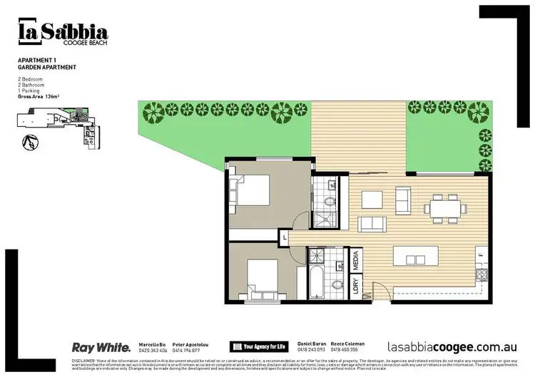 Floorplan of Homely unit listing, 1/23 Byron Street, Coogee NSW 2034