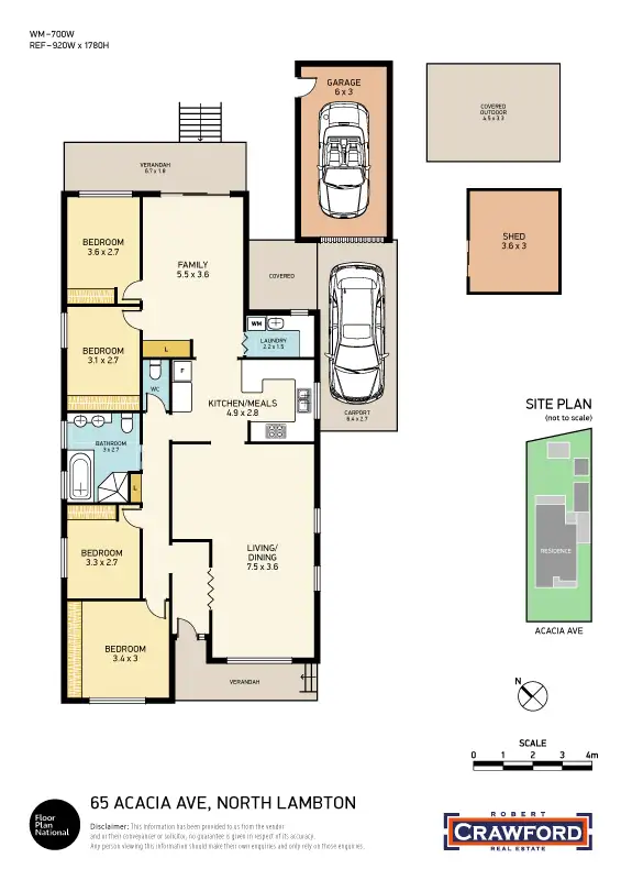 Floorplan of Homely house listing, 65 Acacia Avenue, North Lambton NSW 2299