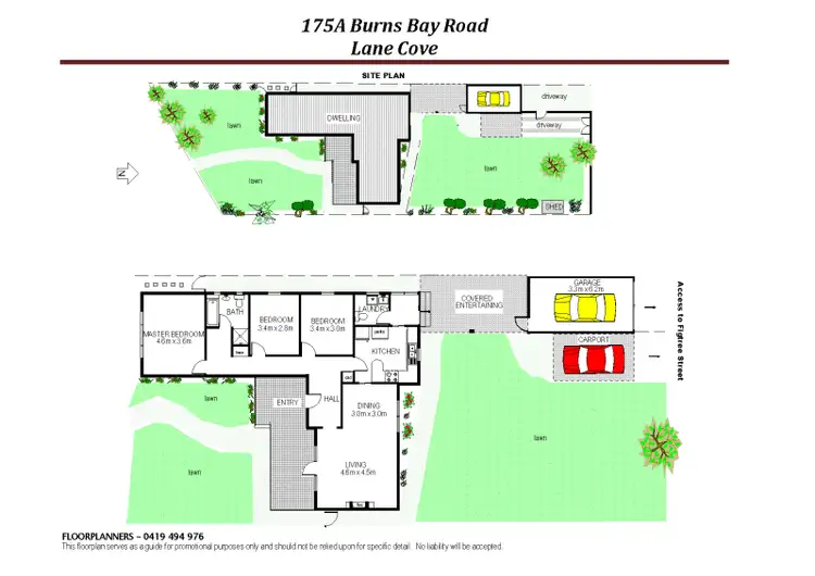 Floorplan of Homely house listing, 175A Burns Bay Road, Lane Cove NSW 2066