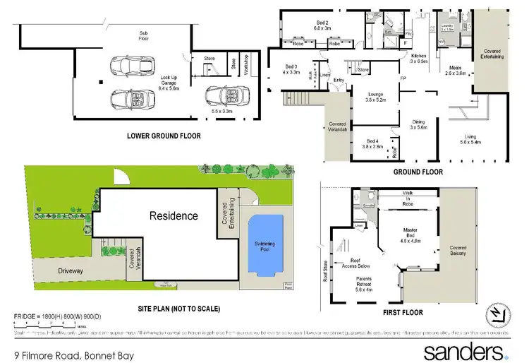 Floorplan of Homely house listing, 9 Fillmore Road, Bonnet Bay NSW 2226