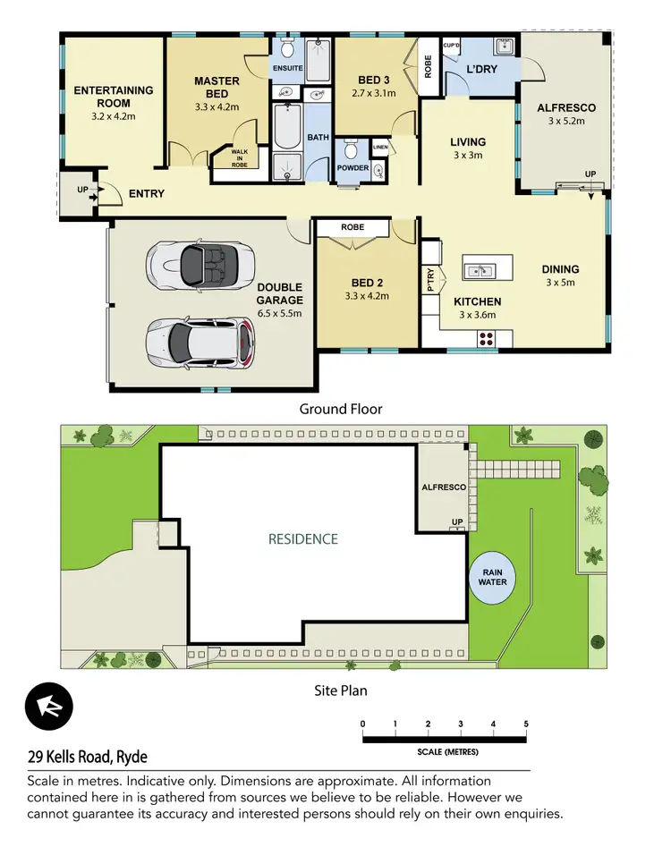 Floorplan of Homely house listing, 29 Kells Road, Ryde NSW 2112