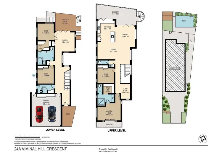 Floorplan of Homely house listing, 24A Viminal Hill Crescent, Seven Hills QLD 4170
