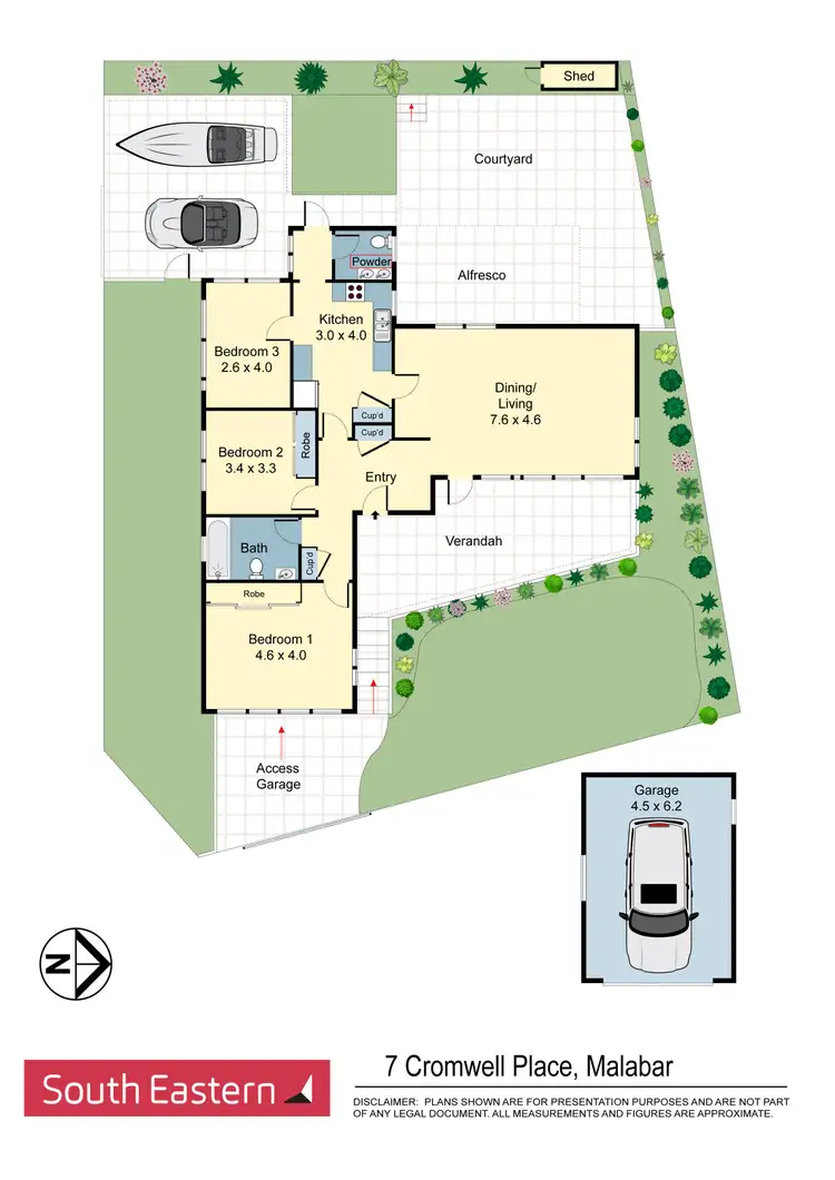 Floorplan of Homely house listing, 7 Cromwell Place, Malabar NSW 2036
