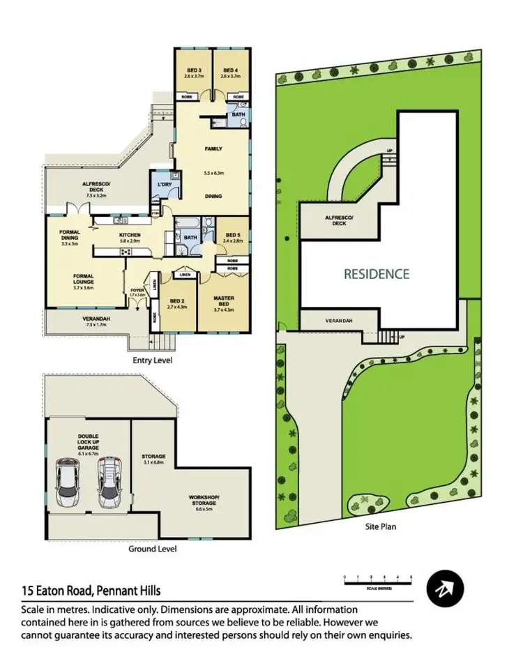 Floorplan of Homely house listing, 15 Eaton Road, West Pennant Hills NSW 2125