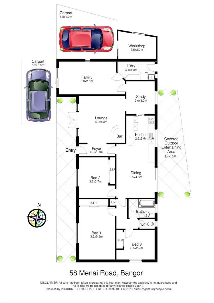 Floorplan of Homely house listing, 58 Menai Road, Bangor NSW 2234