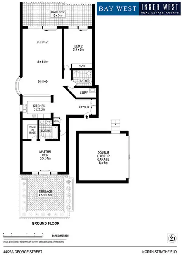 Floorplan of Homely apartment listing, 44/23A George Street, North Strathfield NSW 2137