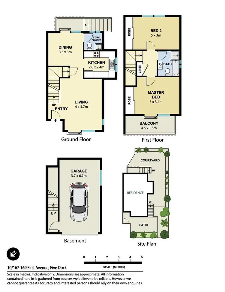 Floorplan of Homely townhouse listing, 10/167 First Avenue, Five Dock NSW 2046