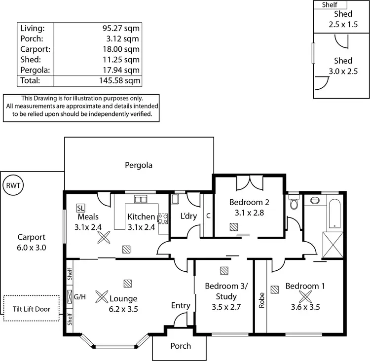 Floorplan of Homely house listing, 2 Jackson Street, Magill SA 5072