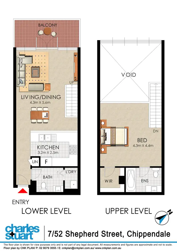 Floorplan of Homely apartment listing, 7/52 Shepherd Street, Chippendale NSW 2008