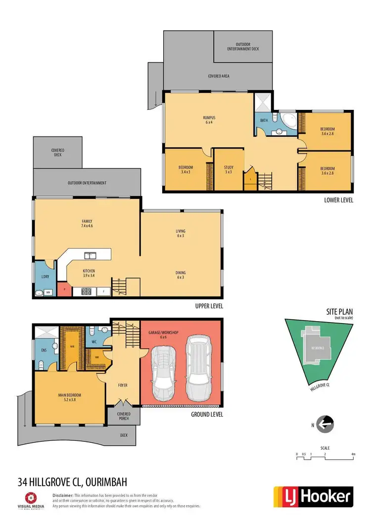 Floorplan of Homely house listing, 34 Hillgrove Close, Ourimbah NSW 2258