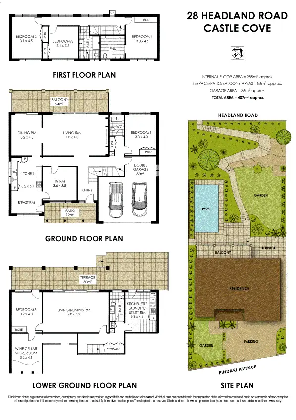 Floorplan of Homely house listing, 28 Headland Road, Castle Cove NSW 2069