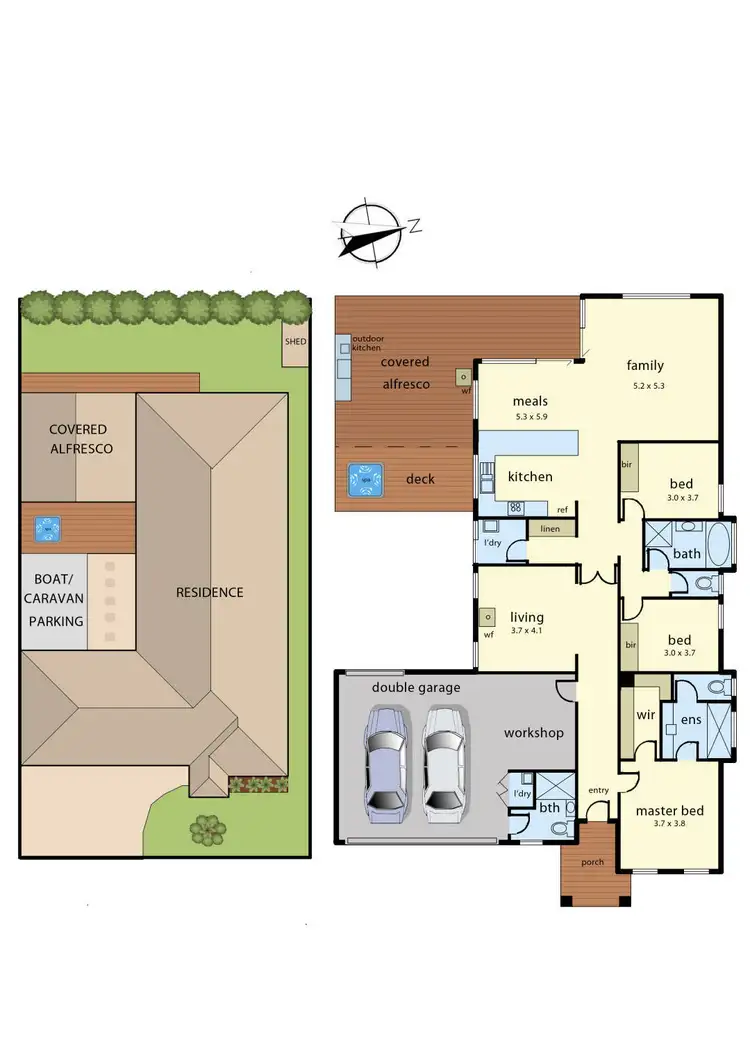 Floorplan of Homely house listing, 23 Belvedere Drive, Pakenham VIC 3810
