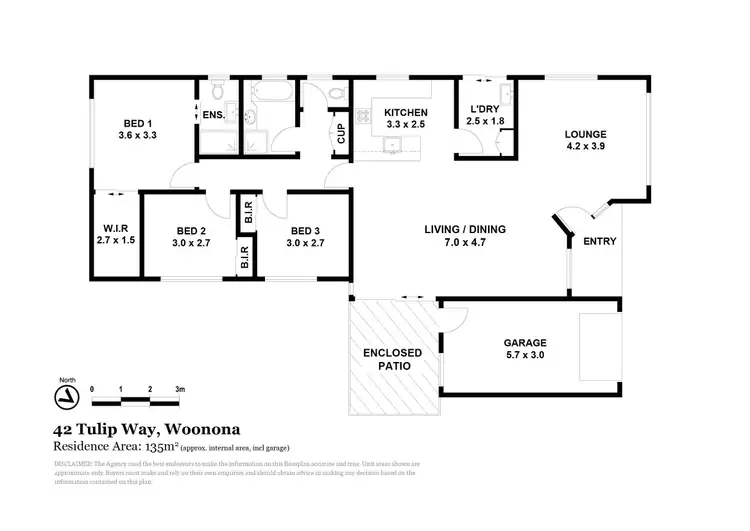 Floorplan of Homely house listing, 42 Tulip Way, Woonona NSW 2517