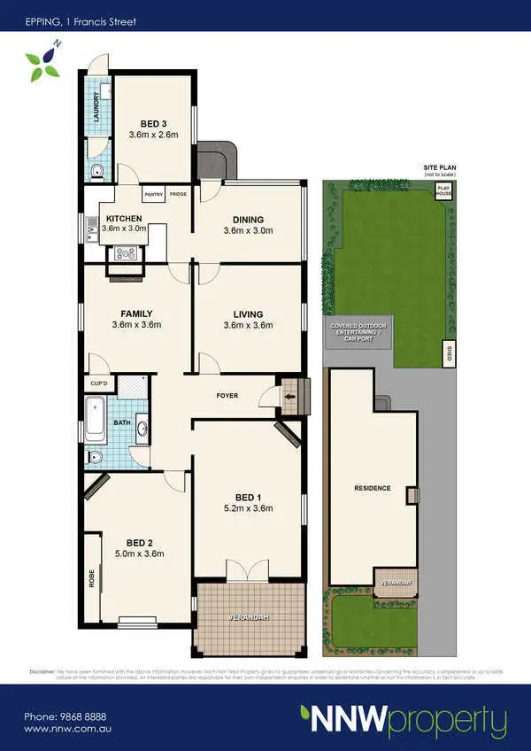 Floorplan of Homely house listing, 1 Francis Street, Epping NSW 2121