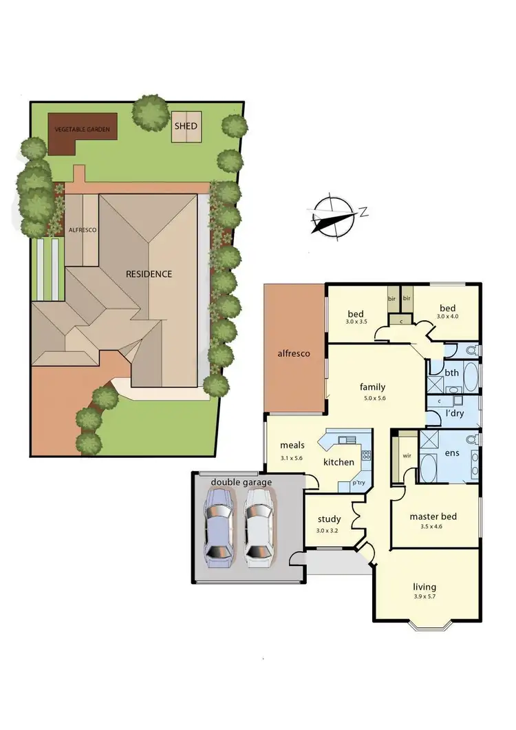 Floorplan of Homely house listing, 63 Scenic Drive, Beaconsfield VIC 3807