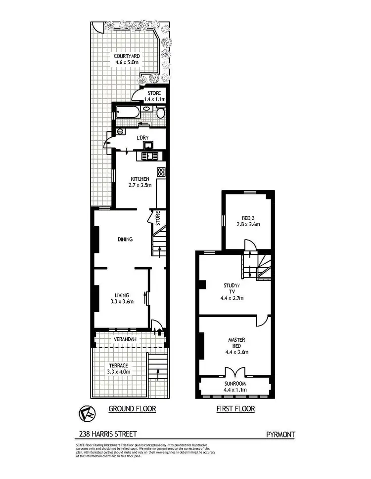Floorplan of Homely house listing, 238 Harris Street, Pyrmont NSW 2009