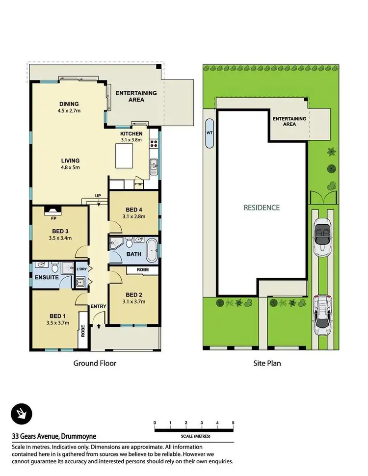 Floorplan of Homely house listing, 33 Gears Avenue, Drummoyne NSW 2047