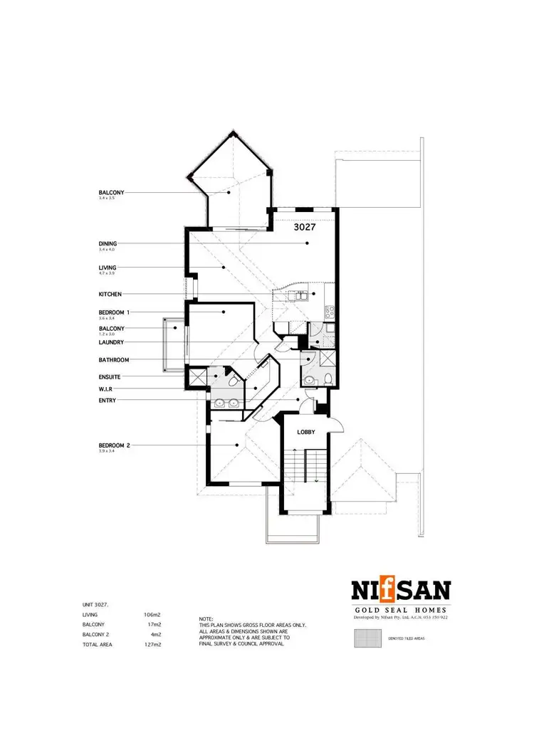 Floorplan of Homely unit listing, 11/3108 The Boulevard, Carrara QLD 4211