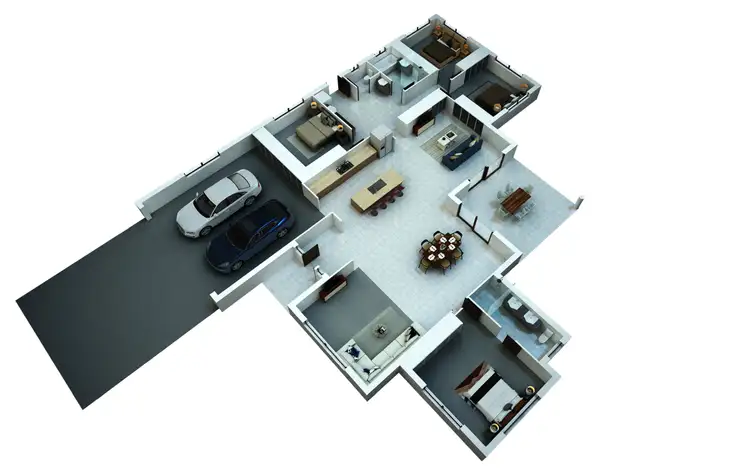 Floorplan of Homely house listing, 4 Downs Field Place, Taroomball QLD 4703