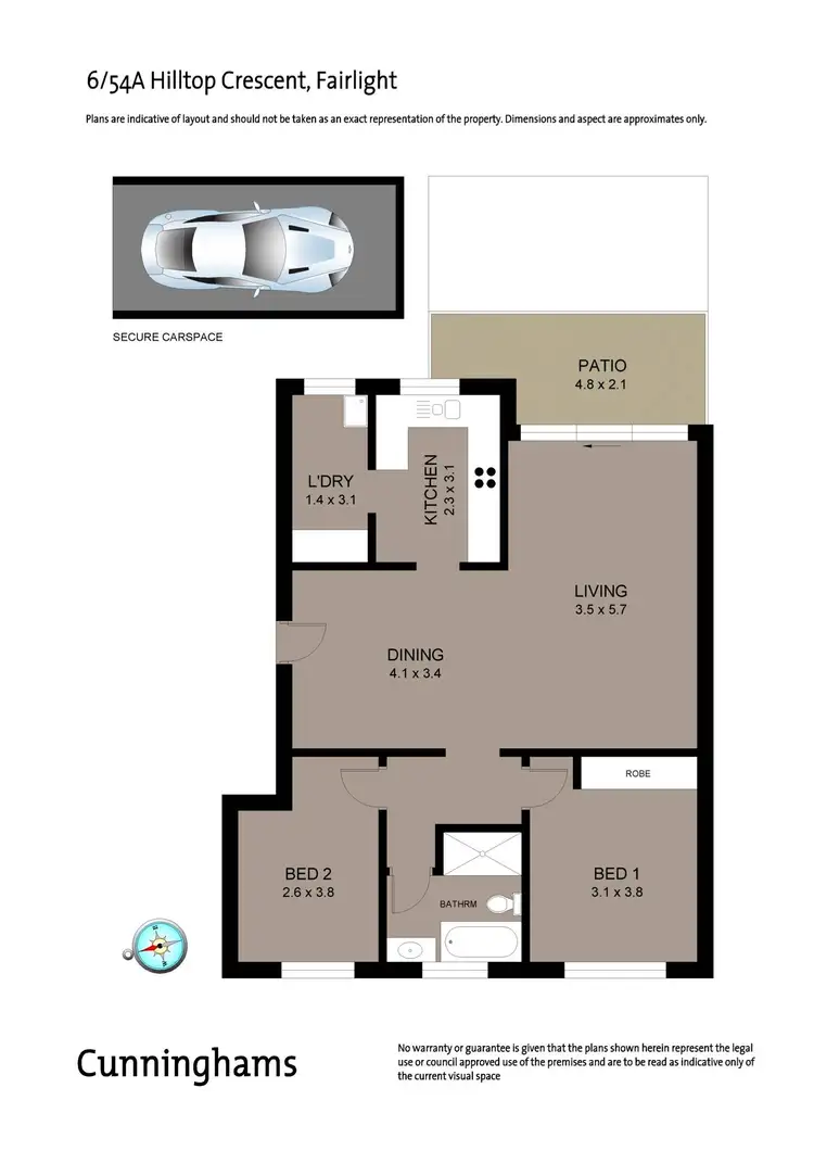 Floorplan of Homely apartment listing, 6/54a Hilltop Crescent, Fairlight NSW 2094