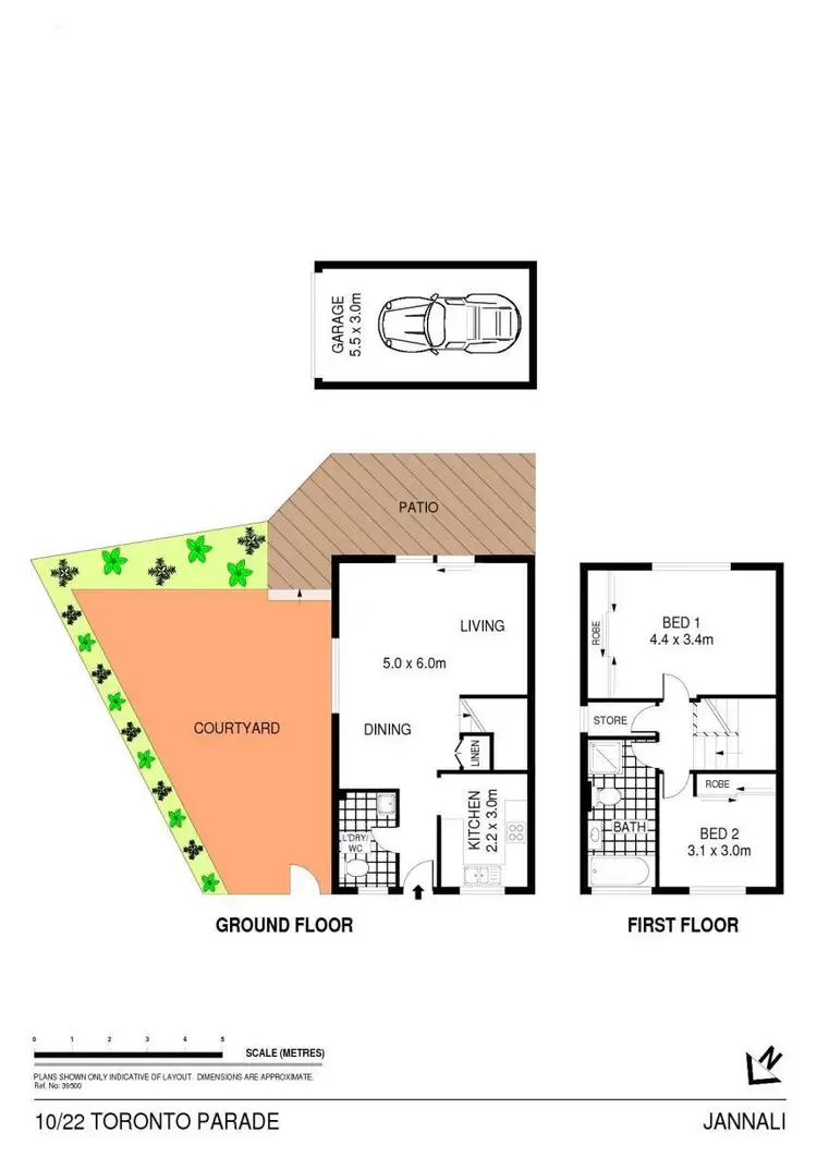 Floorplan of Homely townhouse listing, 10/20-22 Toronto Parade, Jannali NSW 2226