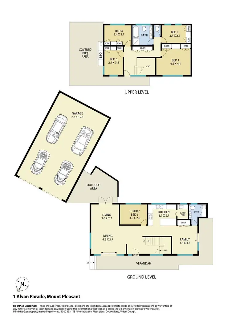 Floorplan of Homely house listing, 1 Alvan Parade, Mount Pleasant NSW 2519