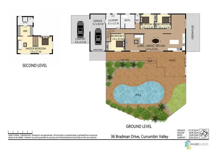 Floorplan of Homely house listing, 36 Bradman Drive, Currumbin Valley QLD 4223