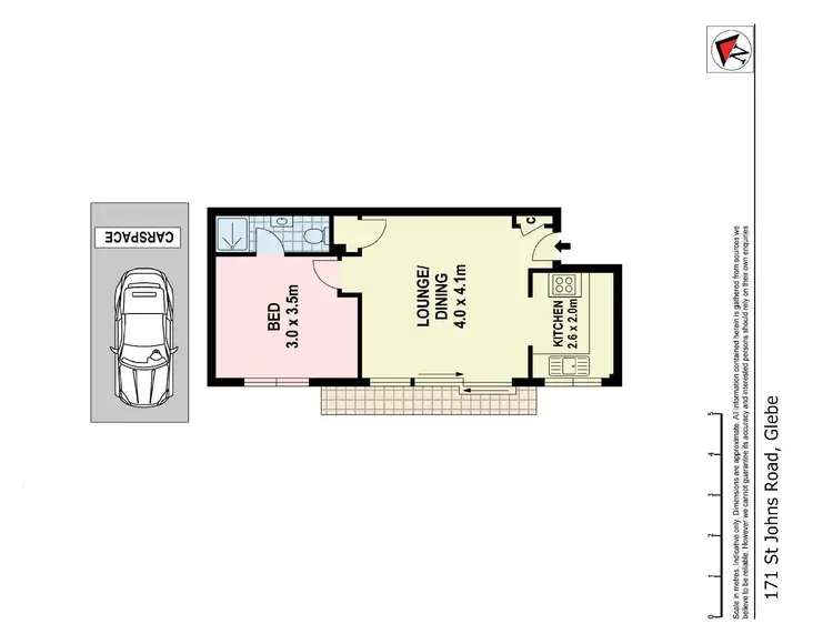 Floorplan of Homely apartment listing, 21/171 St Johns Road, Glebe NSW 2037