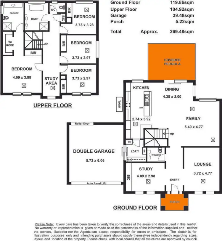 Floorplan of Homely house listing, 18 Crace Road, Fulham SA 5024