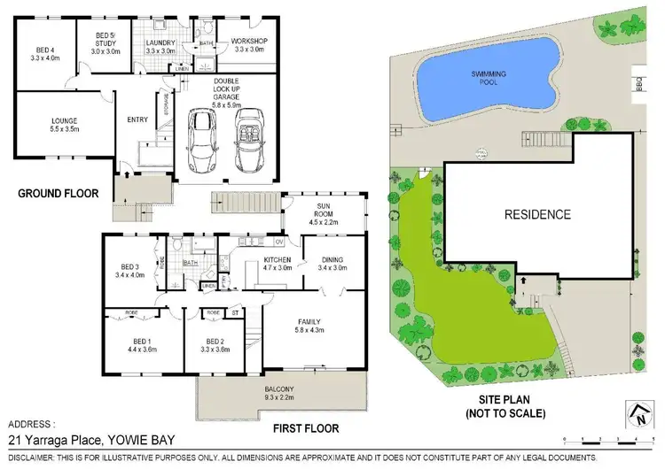 Floorplan of Homely house listing, 21 Yarraga Place, Yowie Bay NSW 2228