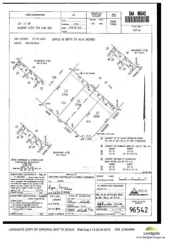 Floorplan of Homely land listing, 104 Hare Street, Middleton Beach WA 6330