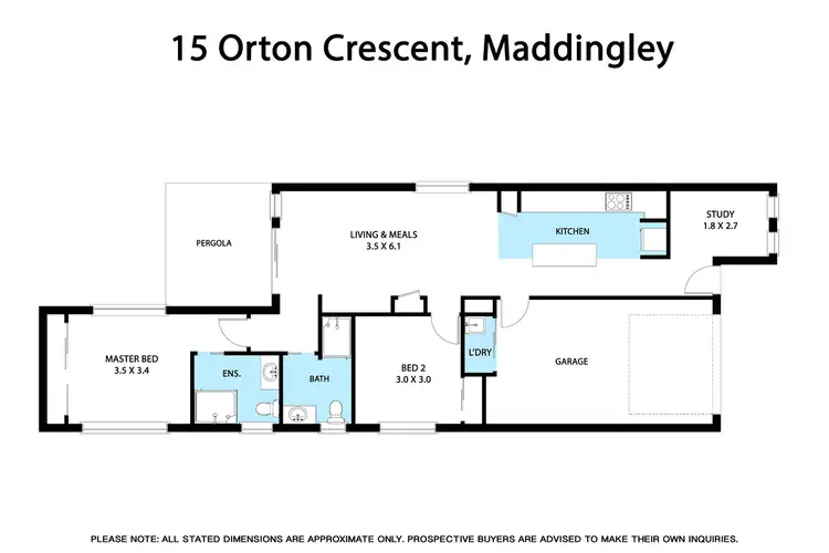 Floorplan of Homely house listing, 15 Orton Crescent, Bacchus Marsh VIC 3340