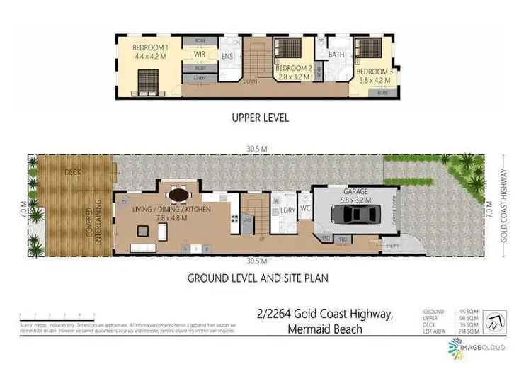 Floorplan of Homely villa listing, 2/2264 Gold Coast Highway, Mermaid Beach QLD 4218