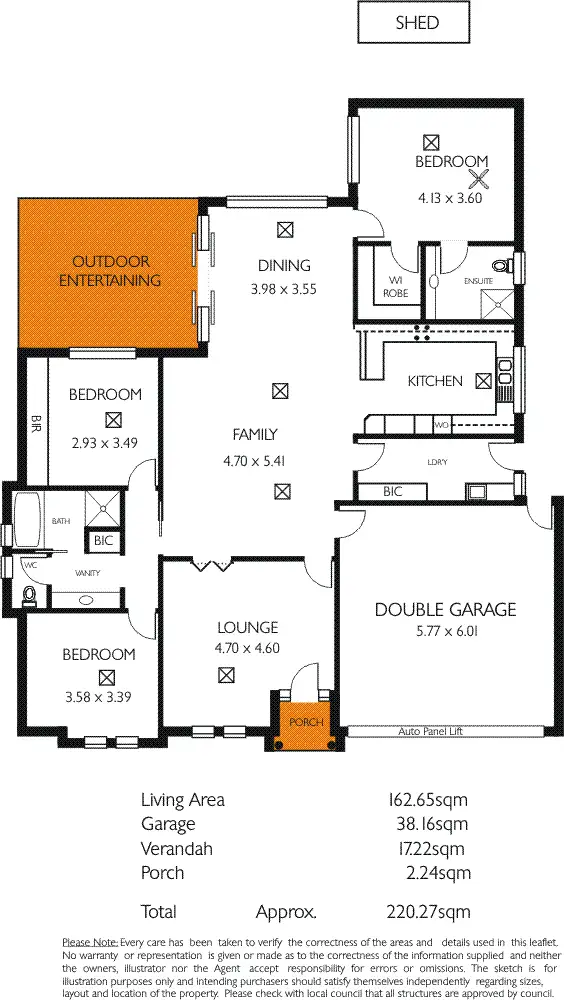 Floorplan of Homely house listing, 9a Lynmouth Avenue, North Brighton SA 5048