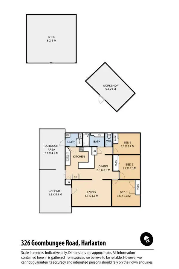 Floorplan of Homely house listing, 326 Goombungee Road, Harlaxton QLD 4350
