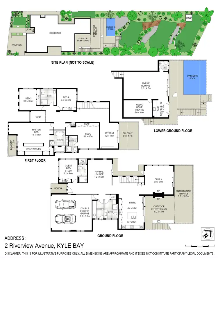 Floorplan of Homely house listing, 2 Riverview Avenue, Kyle Bay NSW 2221