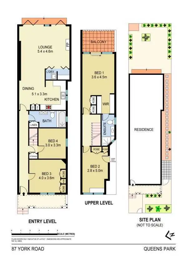 Floorplan of Homely house listing, 87 York Road, Queens Park NSW 2022